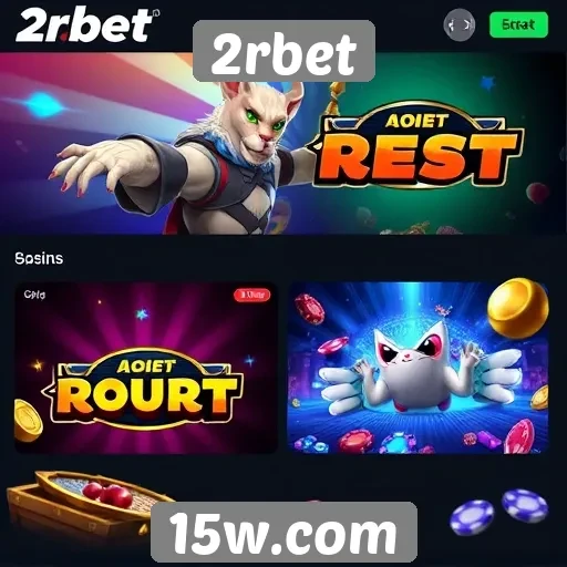 Tipos de jogos disponíveis no site 2rbet